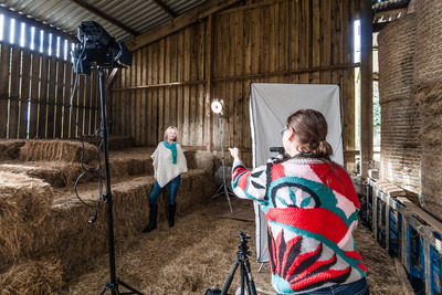 Behind the Scenes at a Brand Shoot for Barnett Photo Studio