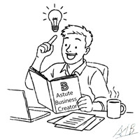 Carton promoting Astute Business Creator Course