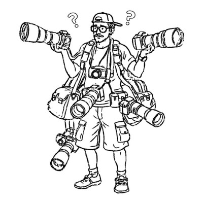 Cartoon - All The Gear And No Idea