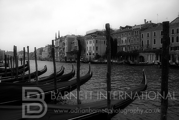Gondolas in Venice