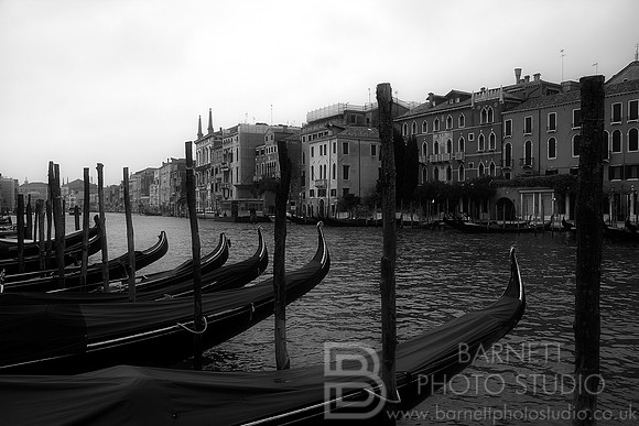 Gondolas in Venice