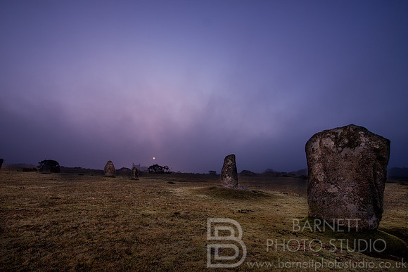 The Hurlers at Minions, Bodmin Moor, Cornwall