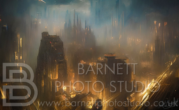 Eternal Night in Future City