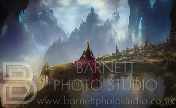 The View to The Mountain of The Gods