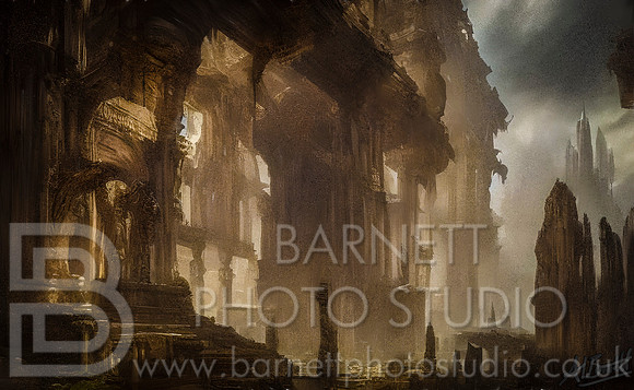 Crumbling Ruins of The Old Temple Palace