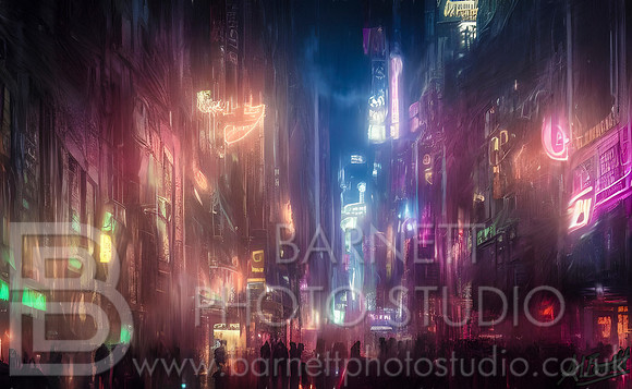 West End Neon City Night