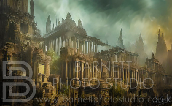 The Crumbling Ruins of The Old Temple Palace