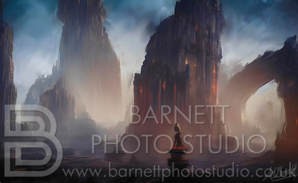 Digital Artwork City of The Ancients