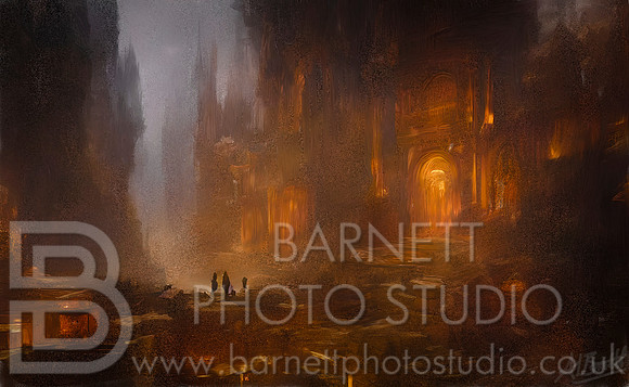 Digital Artwork - Entrance to The Mines of Moria