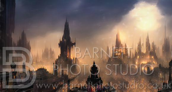 Digital Artwork - Futuristic Cities